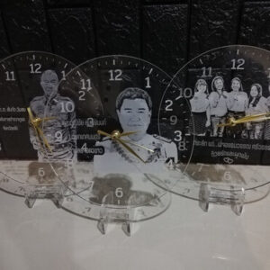 clock laser acrylic